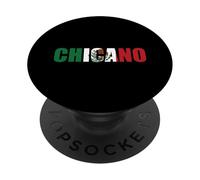 Chicano Mexican Dad Men Mexico Latino Hispanic Brown Flag PopSockets Adhesive PopGrip
