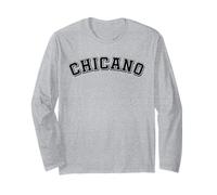 Chicano Mexican Dad Men Mexico Latino Pride Hispanic Brown Long Sleeve T-Shirt