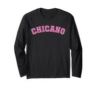 Chicano Mexican Dad Men Mexico Latino Pride Hispanic Pink Long Sleeve T-Shirt