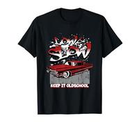 Chicano Oldies, Low and Slow Low Rider, Mens Lowrider Car T-Shirt
