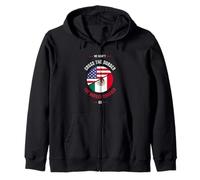 Chicano or We didn’t Cross the Border, the Border crossed us Zip Hoodie