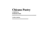 Chicano Poetry: A Critical Introduction