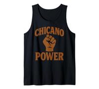 Chicano Power Mexican Mexico Flag Brown Latino Raza No Migra Tank Top