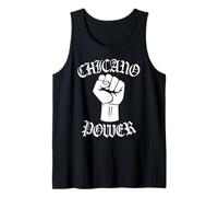 Chicano Power Mexican Mexico Latina Latinx Raza No La Migra Tank Top
