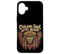 Chicano Soul Aztec Blood Mexican Latino Art Case for iPhone 16 Plus