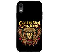 Chicano Soul Aztec Blood Mexican Latino Art Case for iPhone XR