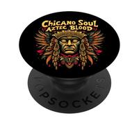 Chicano Soul Aztec Blood Mexican Latino Art PopSockets Adhesive PopGrip