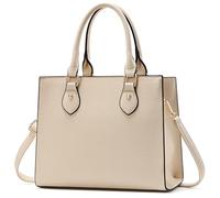 CHICAROUSAL Crossbody Purses and Handbags for Women PU Leather Tote Top Handle Satchel Shoulder Bags, Blxw Khaki