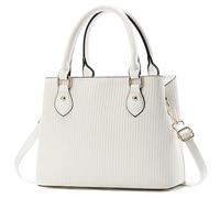 CHICAROUSAL Purses and Handbags for Women Leather Crossbody Bags Women's Tote Shoulder Bag, Cb White, Designer Handbags for Women