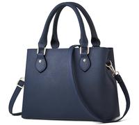 CHICAROUSAL Purses and Handbags for Women Leather Crossbody Bags Women's Tote Shoulder Bag, Xk Navy Blue