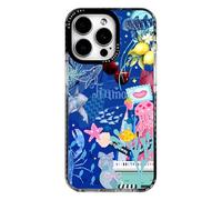 ChiCaseVer for iPhone 11 Case Pink Ocean Adventure Collage Pattern Military Grade Drop Protection Slim TPU with Camera Protection, Aesthetic Summer Design for Women Girls