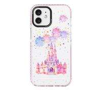 ChiCaseVer for iPhone 12 mini Case, Whimsical Magical Castle Fireworks Glitter Pattern, Dreamy Soft Slim TPU Compatible with MagSafe & Military-Grade Drop Protection & Camera Control for Girls Teens