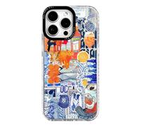 ChiCaseVer for iPhone 12 Pro Max Case, Cultural Retro Collage Pattern with Disco, Cute Soft Slim TPU Compatible with MagSafe, Military-Grade Drop Protection & Camera Protection for Women Girls