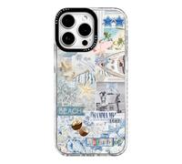 ChiCaseVer for iPhone 14 Pro Max Case, Tropical Beach Collage Pattern, Fun Soft Slim TPU Compatible with MagSafe, Military-Grade Drop Protection & Camera Protection for Women Girls