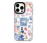 ChiCaseVer for iPhone 16 Plus Case, Coastal Floral Collage Pattern, Cute Soft Slim TPU Compatible with MagSafe, Military-Grade Drop Protection & Camera Protection for Women Girls