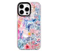 ChiCaseVer for iPhone 7/8/SE Case, Coastal Collage Pattern with Romantic Quote, Military-Grade Drop Protection, Cute Soft Slim TPU Protective Cover with Camera Protection for Women & Girls