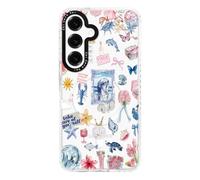 ChiCaseVer for Samsung Galaxy S25 Case, Coastal Floral Collage Pattern with Seashells, Coastal Slim TPU Compatible with MagSafe & Military-Grade Drop Protection & Camera Protection for Women Girls