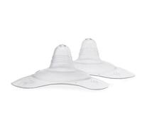 Chicco Silicone Nipple Protectors Small x 2 Pieces Colourless