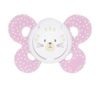 Chicco 00074913110000 Comfort Girl Soother, Silicone, Pink, 6-16 Months, [Assorted Models]