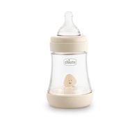 Chicco Anti-Colic Silicone Suction Cup Bottles, Beige, 1 Piece (1 Piece)