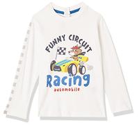 Chicco Baby 0-24 Long Short Sleeve T-Shirt, Yellow and White, 18 Months