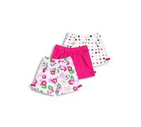 Chicco Baby Girls' 3 Piece Shorts Set Pants, Fuchsia, 3 Years (Pack of 3)
