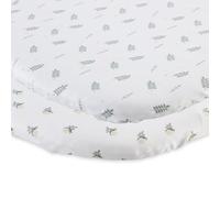 Chicco Crib Sheets Next2Me - 100% Soft Cotton, Original Accessory, Pack of 2