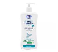 Chicco Baby Moments Fluid Body Cream with Almond Milk, Natural Formula, 0+ Mesi - 500 ml
