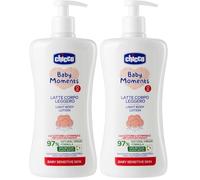 Chicco Baby Moments Sensitive Body Lotion, Made from 97% Natural Ingredients, Dermatologically tested, Safe for Sensitive Skin, 100% Recycled Plastic, 200ml (Pack of 2)