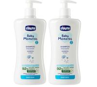 Chicco Baby Moments Shampoo, 92% Natural Origin Ingredients, Dermatologically and Ophthalmologically tested, Suitable for Sensitive Skin, 100% Recycled Plastic Bottle, 500ml, 00010585000000