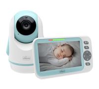 Chicco Baby Monitor Video Evolution Rotating Camera for Babies and Children with 5 Inch Colour Screen, 220 m Range, Thermometer, White Sounds, Microphone and Speaker, No WIFI Protected and Safe