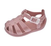 Chicco, Beach and Pool Sandals, with Strap, Comfortable, Lightweight, Flexible and Breathable, Unisex - Children and Youth, Designed in Italy, Pink 1, 19 EU