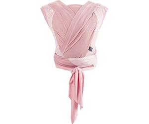 Chicco Boppy ComfyHug Ergonomic Newborn Baby Carrier Scarf from 2.5 kg, Easy to Use and Comfortable, Parent Oriented Backpack, Adjustable Harness, Head and Neck Support, Pink
