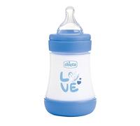 Chicco Bottle Perfect 5, anti-colic bottle 150 ml, conveyor-free, baby 0+, silicone dummy, bifunctional breastfeeding bottle 150 ml with Intui flow system