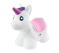 Chicco Bouncing Unicorn, Easy to Inflate with Manual Pump Included, for Playing in and Out of the House, Soft Durable Material Easy to Clean, 18 Months-5 Years