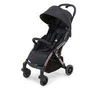 Chicco Cheerio Compact Baby Stroller 0-15 kg Ultra Lightweight Foldable and Reclining with Sleep Position, Automatic Closure, Sun Shade and Rain Cover, Black