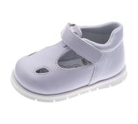 Chicco, Children's sandals, elegant sandals for girls and boys, with practical Velcro fastener, Italian design, White, 4 UK Child