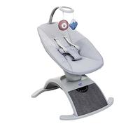 Chicco Comfy Wave Electronic Lounger for Kids, Electronic Swing with Movements and Melodies, Reclining Backrest, Breathable and Removable Fabric, Play Bar, Baby Lounger, 0