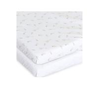 chicco Crib Set 2 Piece Cloud in White | Size: Cot Chicco White Cot