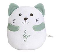 Chicco Cute Melting Kitten, Soft Interactive Plush Animal for Children, Relaxing and Vibrating Effect, Pillow Shape, Classical Music, Washable, from 0 Months