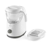 Chicco Easy Meal Cuocipappa, Steam Cooking for Healthy Pappe and Faster, 28 x 24 x 32 cm, White and Green