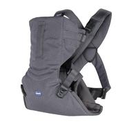 Chicco Easyfit Baby Carrier, Moon Grey | Birth - 9kg, Comfortable Baby Carrier, Fully Adjustable, Front & Rear Facing