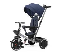 Chicco Evolutive 4-in-1 Trike, Suitable from 6 Months to 5 Years, 5 Point Safety Harness, Parent and World Facing Swivel Seat, Removable Canopy, Cup Holder and Bag Hook, Blue