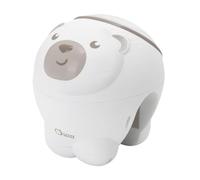 Chicco First Dreams Polar Bear Projector, 2-in-1 Cradle and Bed Projector, Children's Night Light, Aurora Borealis Projection, Relaxing Classical Music and Nature Sounds, Toy, 0 Months +, Neutral