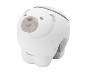 Chicco First Dreams Polar Bear Projector, 2-in-1 Cradle and Bed Projector, Children's Night Light, Aurora Borealis Projection, Relaxing Classical Music and Nature Sounds, Toy, 0 Months +, Neutral