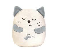 Chicco First Dreams Purring Cat, Interactive Plush Toy, Relaxing Vibrations, 4 Classical Music Pieces, Machine Washable, Suitable from 0 months+, 3 x AAA batteries, Cream/Beige, 00011567000000