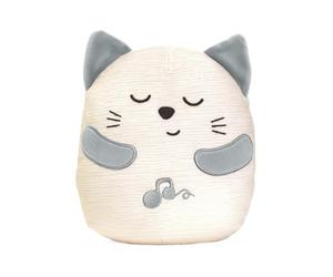Chicco First Dreams Purring Cat, Interactive Plush Toy, Relaxing Vibrations, 4 Classical Music Pieces, Machine Washable, Suitable from 0 months+, 3 x AAA batteries, Cream/Beige, 00011567000000