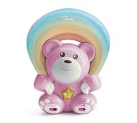 Chicco First Dreams Soft and Cuddly Rainbow Themed Plush Bear in Pink Colour