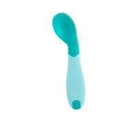 Chicco, First Spoon, Small Light Newborn Spoon, Angled Shape and Ergonomic Handle for Independent Learning, for 8 Months Old Kids, Blue