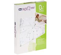 Chicco Fitted sheet set compatible with Next2Me, 3 pieces, 50 x 83 cm, 100% cotton, fitted sheets with elasticated corners, mattress protector, pillowcase 25 x 32 cm, from birth